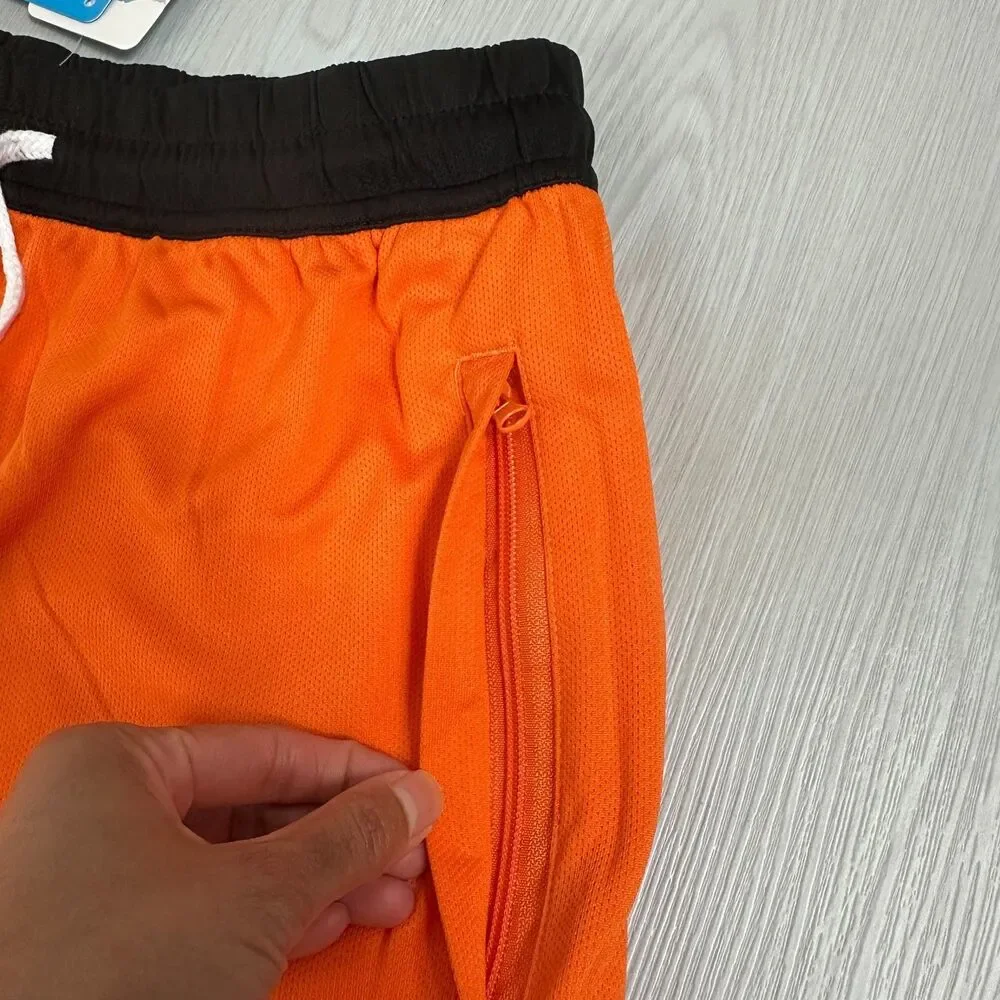 New Magcomsen Mens 32 Quick Dry Lightweight Zip Pockets Running Workout Shorts